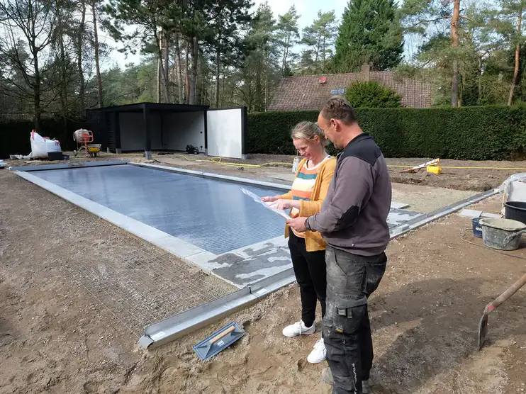 Begeleiding aanleg door Knopp
