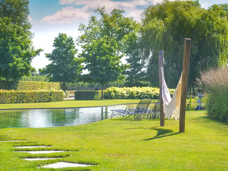 Parktuin met zwemvijver in Lienden